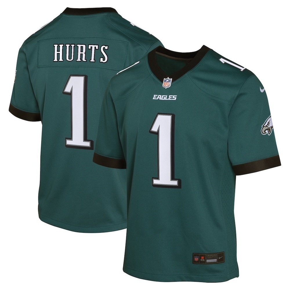 Philadelphia Eagles Nike Home Game Jersey - Midnight Green - Jalen Hurts